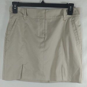 Women's IZOD Golf Beige Skort Size 6